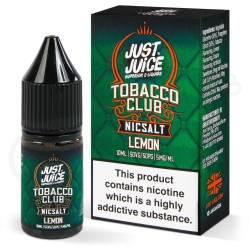 Just Juice Tobacco Club Lemon (Tütün ve Limon) E-Likit - Acil Sigar...